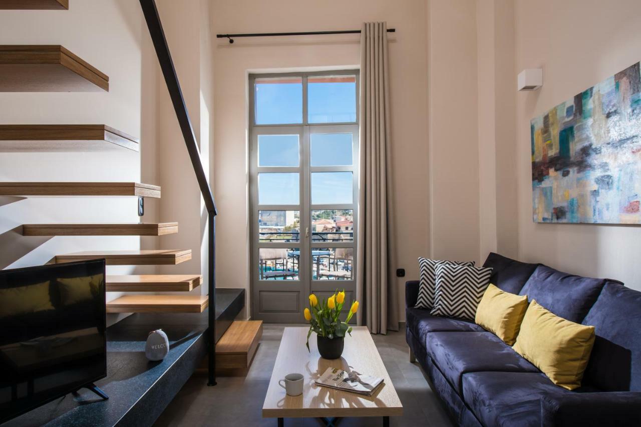 King'S Blue , Port View Apartment Heraklion  Bagian luar foto